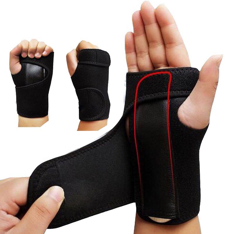 Cod Wrist Support Pain Relief Metal Wrist Brace Wrist Splint Adjustable Wrist Thumb Stabilizer Immobilizer Strap