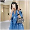 Borsa piccola con diamanti Pochette da donna Borsa a tracolla scintillante di lusso Borsa a tracolla da donna per feste Borsa a tracolla con catene di moda Borsa elegante per ascella