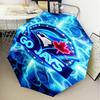 Blue Jays Baseball Season Umbrella Folding umbrella, automatic umbrella 8-Frame for Travel, camping Use Gift for Halloween Christmas