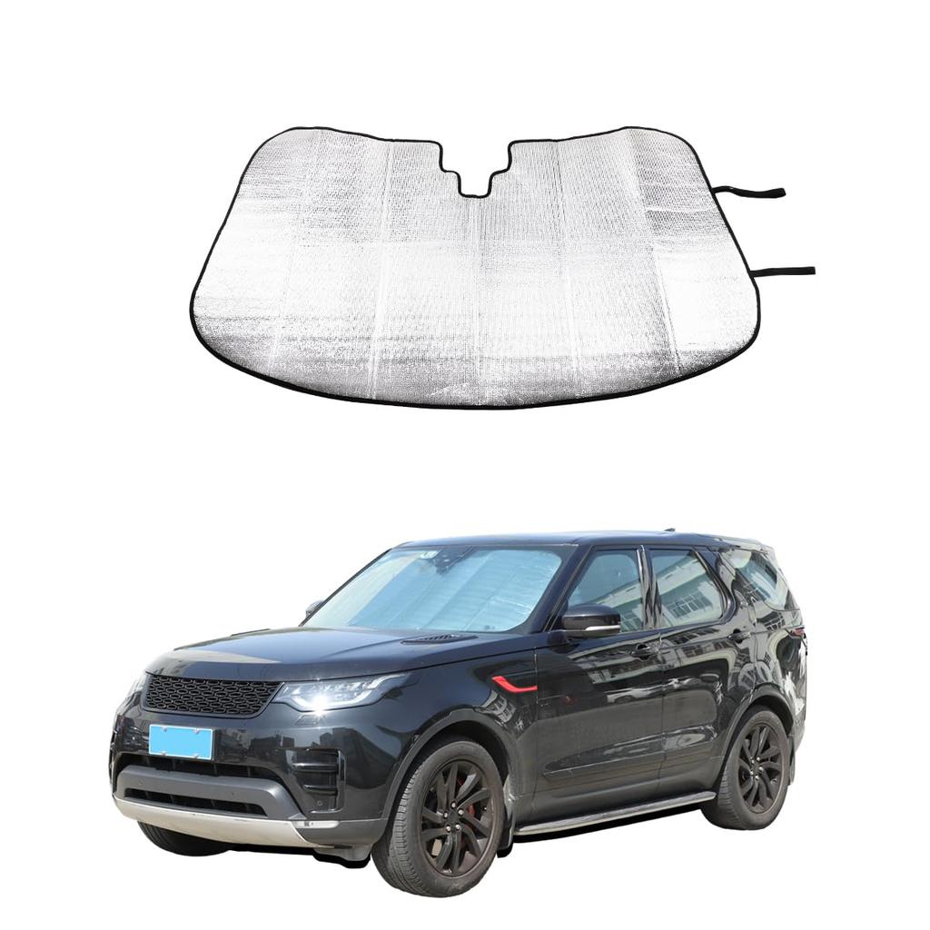Windshield Sunshade for Land Rover Discovery 5 Car Light Front Car Light Heat UV Easy Installation and Interior Car Design (2017-Present Models) -