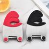 Pot Spoon Holder Pot Clip Holder Anti Scald Silicone Grip For Spoon Spatula Fork Cooking Utensils Spoon Rest Kitchen Accessories
