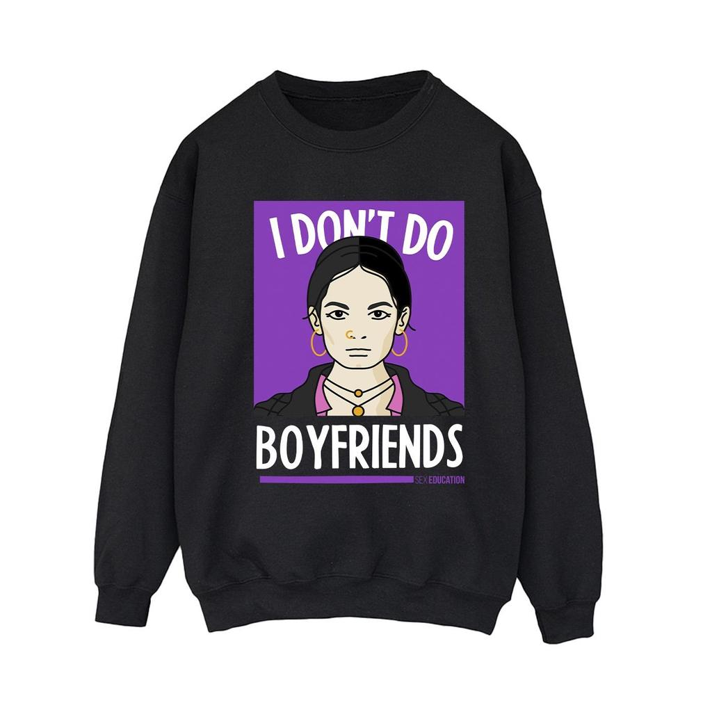 Netflix Womens/Ladies Sex Education I Don´t Do Boyfriends Sweatshirt