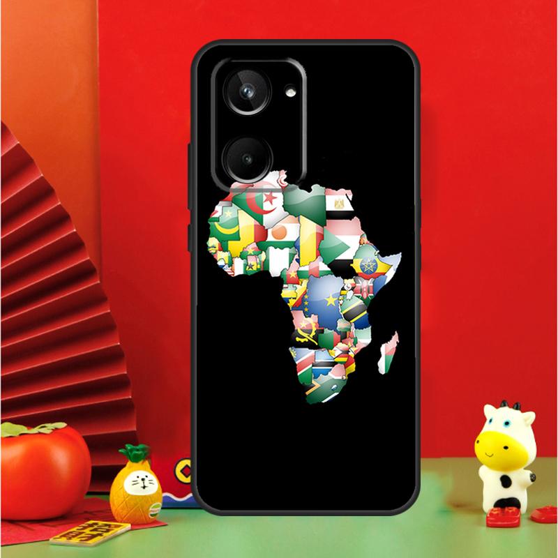 

Africa Map Geography For Realme 15 Pro GT7 GT6 10 11 12 13 14 Pro Plus C65 C67 C63 C61 C51 C53 C35 C75 C55 Case Realme C75 4G