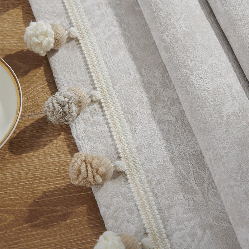 1/2/3M Tassel Fringe Lace Trim Ribbon Sofa Curtain Tablecloth Diy Decorative Pom Pom Ball Fringe Lace Edging Upholstery Crafts
