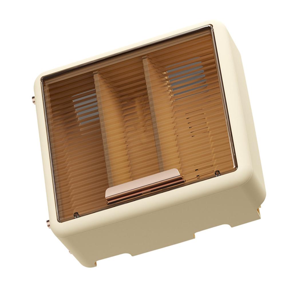 Wall Mounted WiFi Router Storage Box Semi Transparent Open Hole Wall Router Cable Box for Office