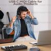 USB C Printer Cable USB B To USB C Printer Cable USB2.0 Printer Cord for MacBook Pro USB C MIDI Casio Digital Piano MIDI Cable