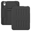Full Protection iPad Mini 6/7 A17 Pro Folio Leather Case with Card Slot Pencil Slot & Multi-Angle Stand Flip Cover