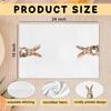 Cute Bunny Rabbit Hand Towels for Bathroom Set of 2, Funny Rabbit Nursery Decor Dish Tea Towels, Easter Bunny Lovers Gifts Hand Towel for Toilet