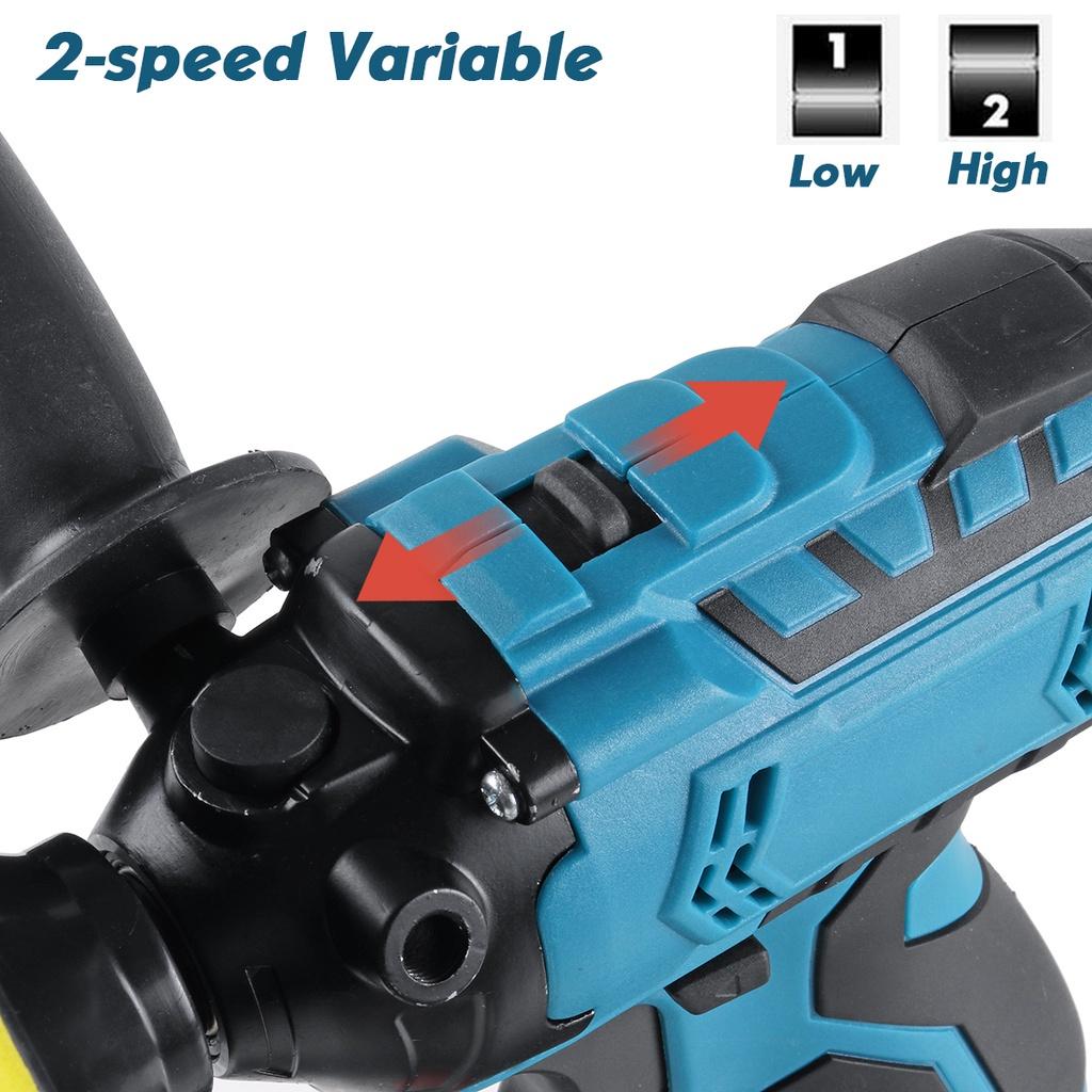 120W Electric Car Polisher Machine Auto Polishing Sander Buffing Sanding Waxing Tool Car Accessories Power Tool Blue