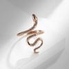 European and American Style Snake Shaped Female Ring Water Snake Venomous Snake Beautiful Snake Titanium Steel Ring