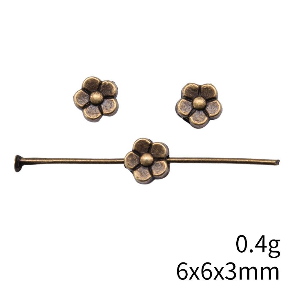 Bead Material Jewelry & Accessories Flower Small Hole Beads Spacer Accessories Parts Beads Jewelry Making Findings For Diy
