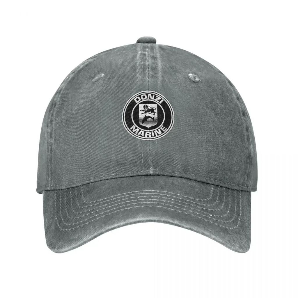 Donzi Marine Boats Logo Yachts Baseball Cap Fishing Cap Hat Luxury Brand Funny Hats Womens Golf Wear Unisexs