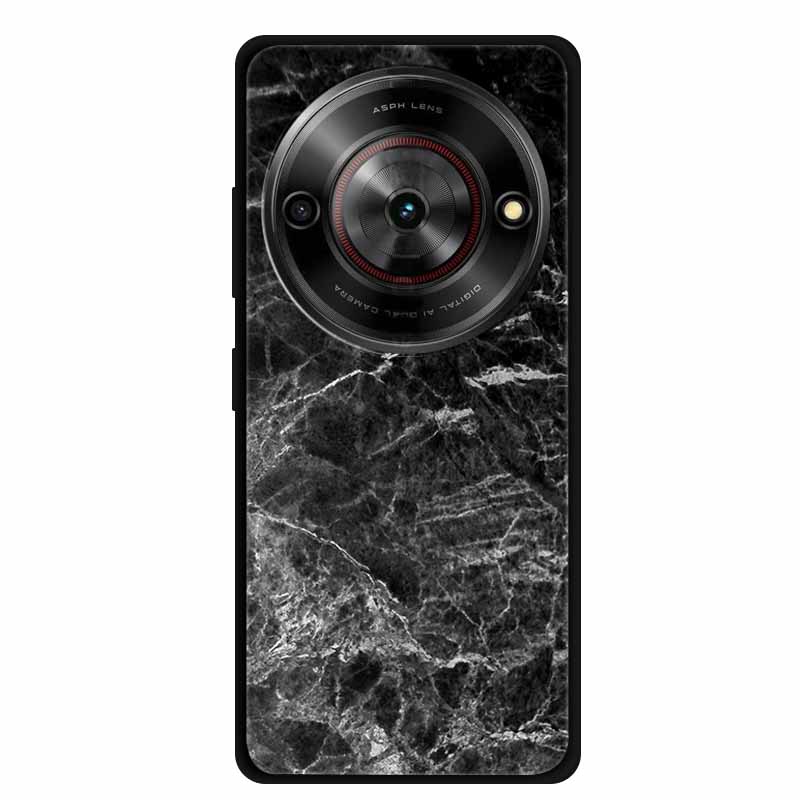 For ZTE Blade A75 5G Case Luxury Marble Silicone Soft Phone Cover for ZTE Blade A75 5G Protective TPU Back Shell Coque Capa A 75