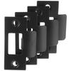 4Pcs Door Reinforcement Plates Stainless Steel Heavy Duty Deadbolt Strike Plates Latch Door Strike Plate Extender Security Kit
