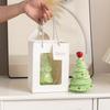 Ceramic Christmas Tree Night Light Xmas Desktop Decoration Ornaments Practical High-End Holiday Gift for Girls - Without Battery