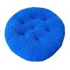 Seat Cushion Round Futon Design Furry Short Plush Surface Extra Thick Chair Floor Cushion Anti-Slip Design Solid Color Chair Cushion
