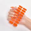 1 Set Gel Nail Strips Full Wrap Stickers Self Adhesive Art Decals Easy Removal Nail Stickers for Strengthening Nails