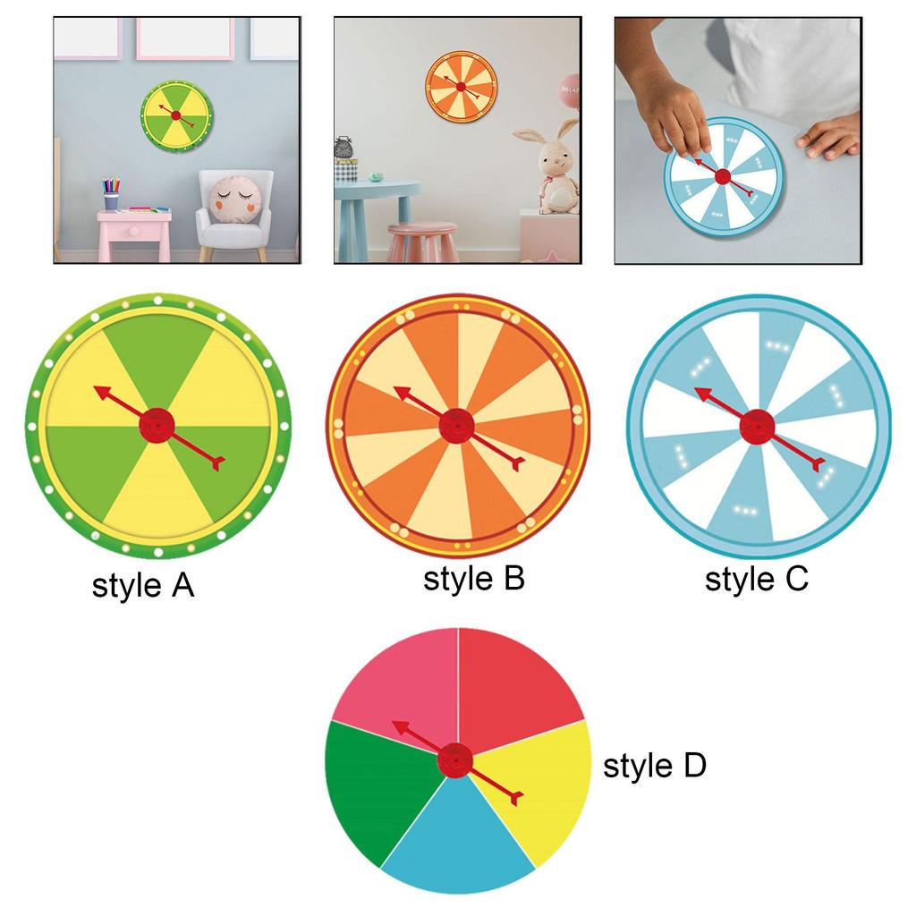 Wandmontage Prijzentafel Compact Feestartikelen Makkelijk te Gebruiken Roulette Wiel voor Carnaval Pub Bijeenkomsten Feest Lesactiviteit