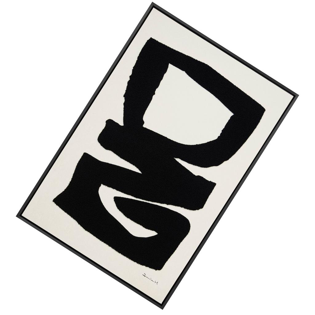 Dan Hobday Abstract I Wooden Framed Plaque