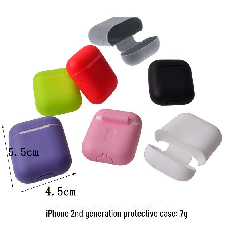 Apple Earphone Protective Silicone Case with Dust Plug for 1st & 2nd Gen Pro