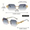 Gafas Deportivas con Estampado de Leopardo Geométrico para Mujer, Montura Compuesta Ligera y Duradera, Gafas de Streetwear de Moda