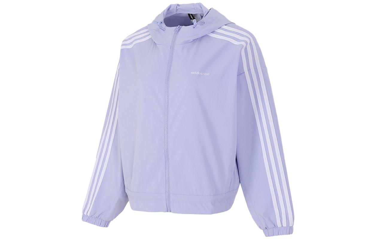 Adidas Neo Jackets Women s Light Purple Hooded Moderate Other H18581 M