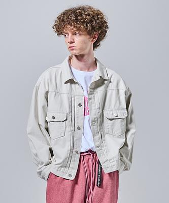 Otherfits Soft Wash Trucker Jacket (Ivory)