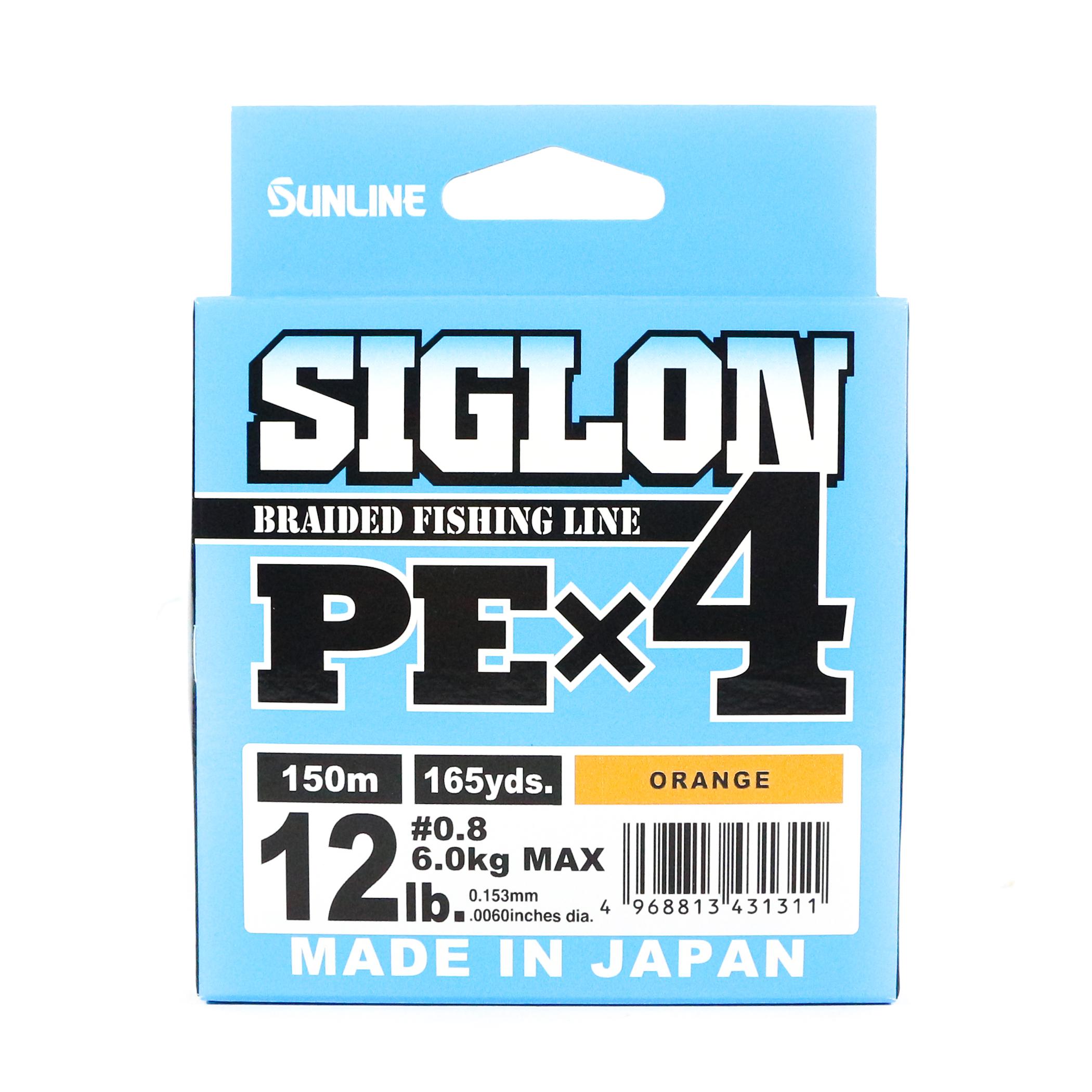 

Sunline P.E Line X4 Siglon 150M P.E 0.8 12LB Оранжевый (1311)