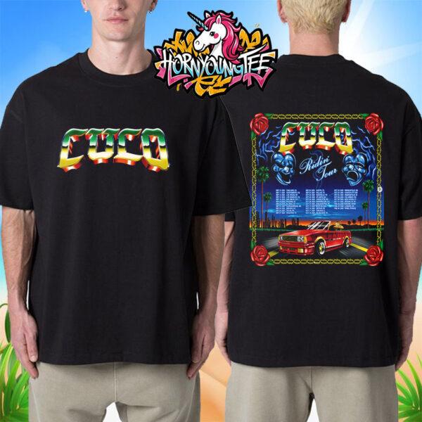 Cuco Poster Ridin Tour 2025 Schedule Dates List Poster Unisex T-Shirt Two Sides Unisex T-Shirt XL