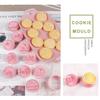 10PCS Ramadan Cookie Cutters Set Castle Arabic Calligraphy Boy Girl Eid Mubarak Biscuit Mold DIY Cake Fondant Stamp Baking Tools