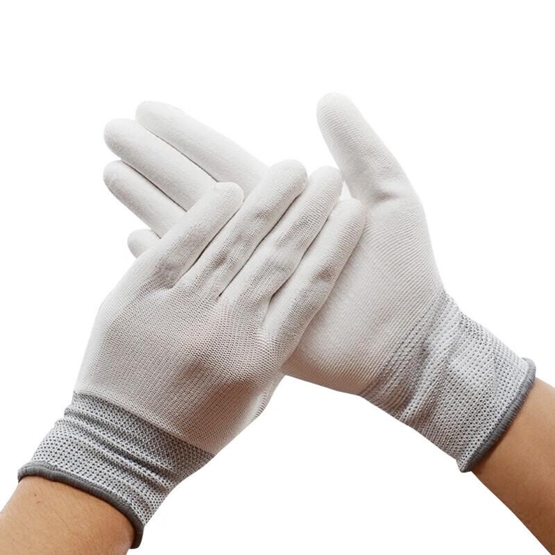 Duijiu Carbon Fiber Anti-static PU Coated Gloves