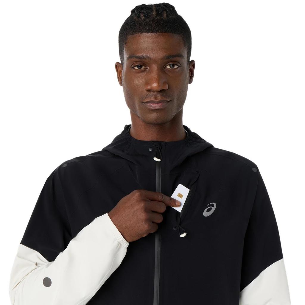 Running Wear METARUN LEGEND JACKET BLACK XL [ASICS] CREAM/PERFORMANCE