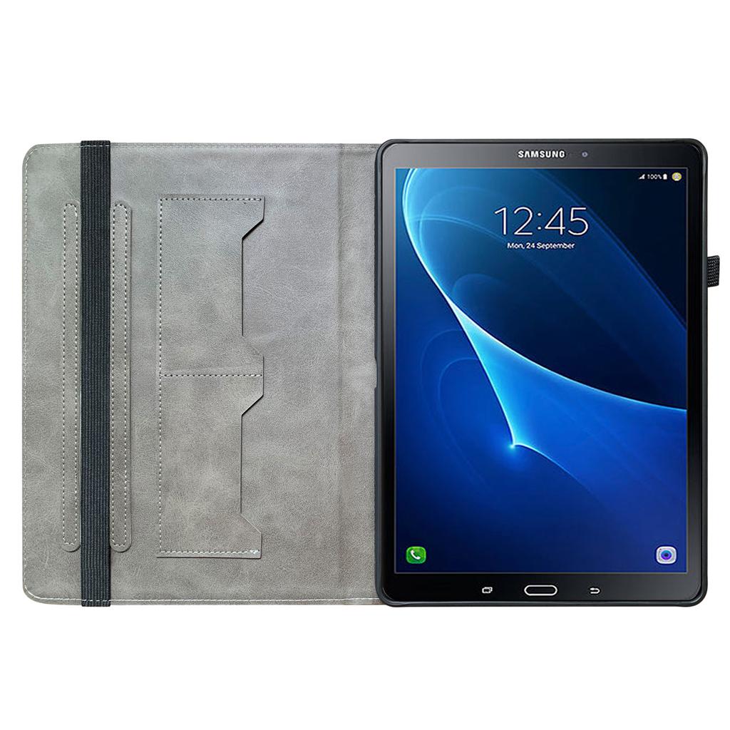 PU Leather Tablet Case for Samsung Galaxy Tab A 10.1 (2016)-11 Styles! Durable,with 2 Stand Slots,Pencil Holder & Card Slots,Flexible TPU Back Cover