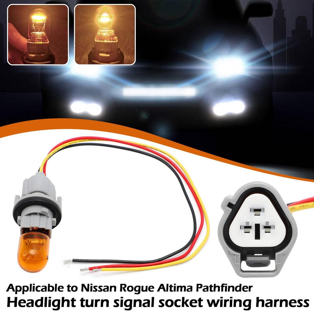 Car Headlight Turn Signal Bulb Socket Harness For Nissan for Toyota For Lexus RX350 262439B91A 90075-60083 93872237 Car Lig U6W4