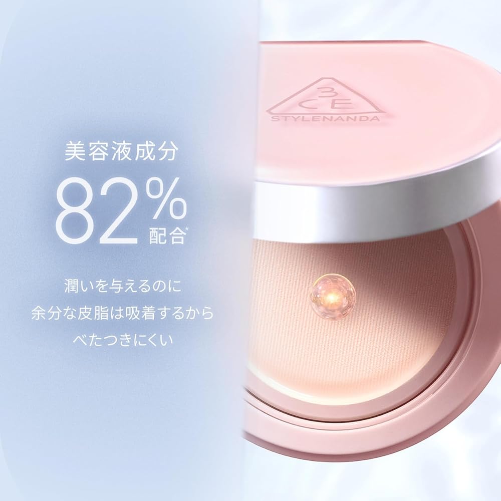 3CE Fitting Mesh Cushion P01 Bright Pink 82% Serum Infused Semi-Matte UV Protection Cushion Foundation