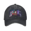Incredibox Music Video Game Washed Denim Cap Casual Baseball Caps Adjustable Hat Summer Unisex Baseball Hats