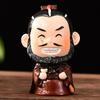 Three Kingdoms Figures Figurines Cartoon Ceramic Handicraft Home Decoration Ornament Character Statue Model Desk Gift Souvenir