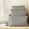 Medium Linen Fabric Storage Box for Underwear and Toys Organization
