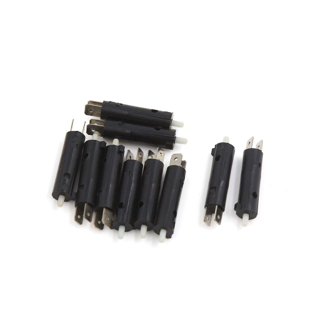 uxcell Motorcycle Switch Plastic Black Brake Light Switch Universal 10pcs чёрный