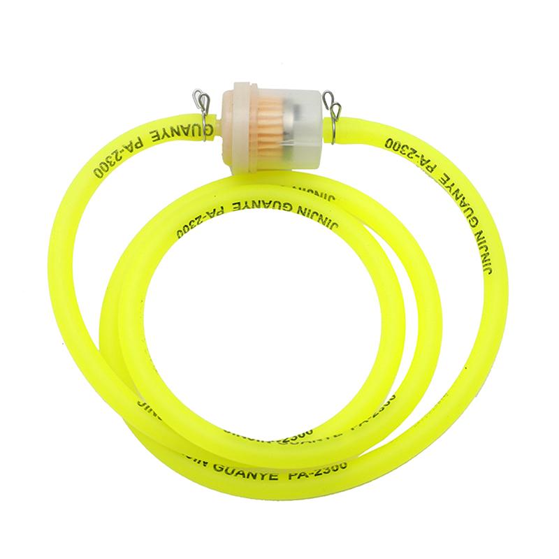 1M Fuel Gas Tube Petrol Pipe Gasoline Petrol Line Hose For Radiator Hose 5Mm I/D 8Mm O/D With Fuel Filter And Clip