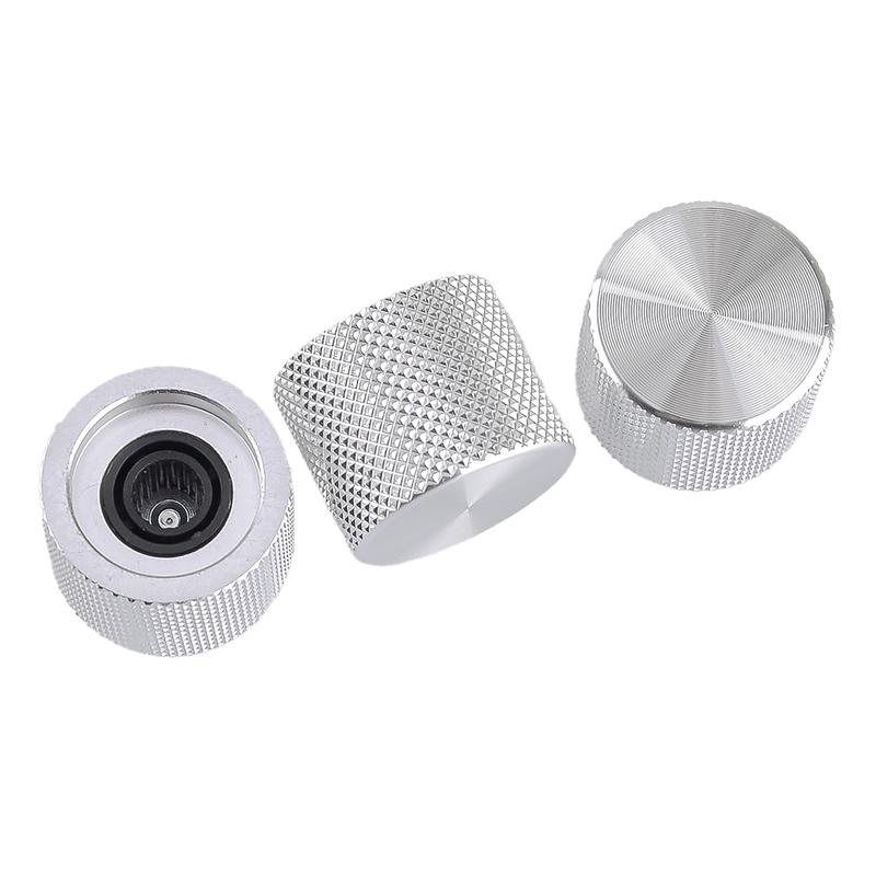 4Pcs Radio & A/C Knobs Fit for Infiniti G37 G35 Q40 Q60 FX35 37 50 QX50 QX70 EX35 37 Skyline V36 Silver Aluminum Alloy