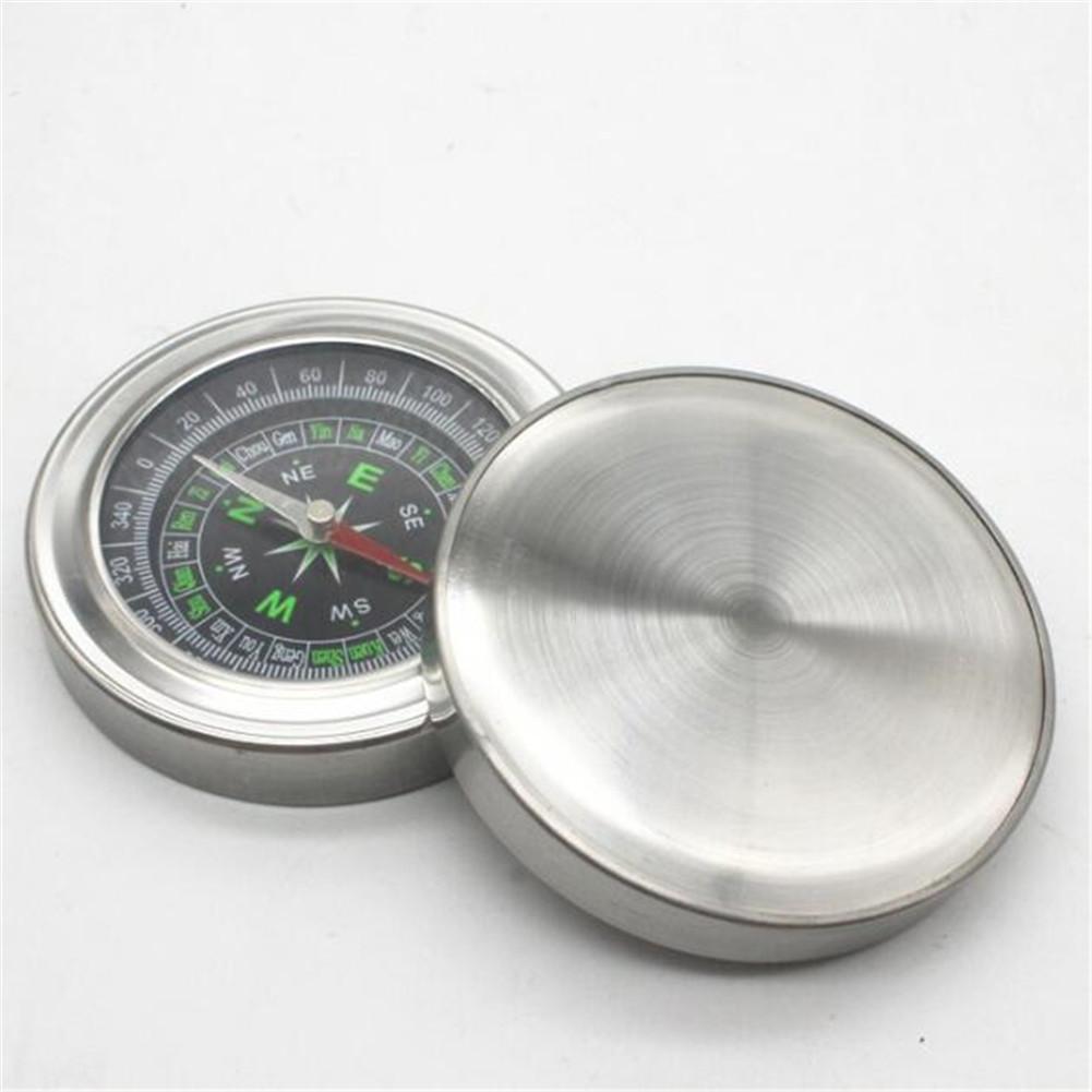 Outdoor Multi-purpose Full Metal Compass Stainless Steel Compass