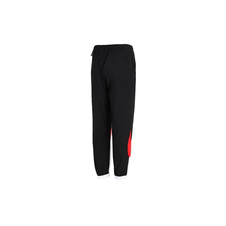 Nike Sportswear Big Swoosh Men's Woven Pants Black/White/Red AR9895-011