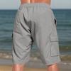 Men's Breathable Loose-Fit Cargo Casual Shorts with Pockets.