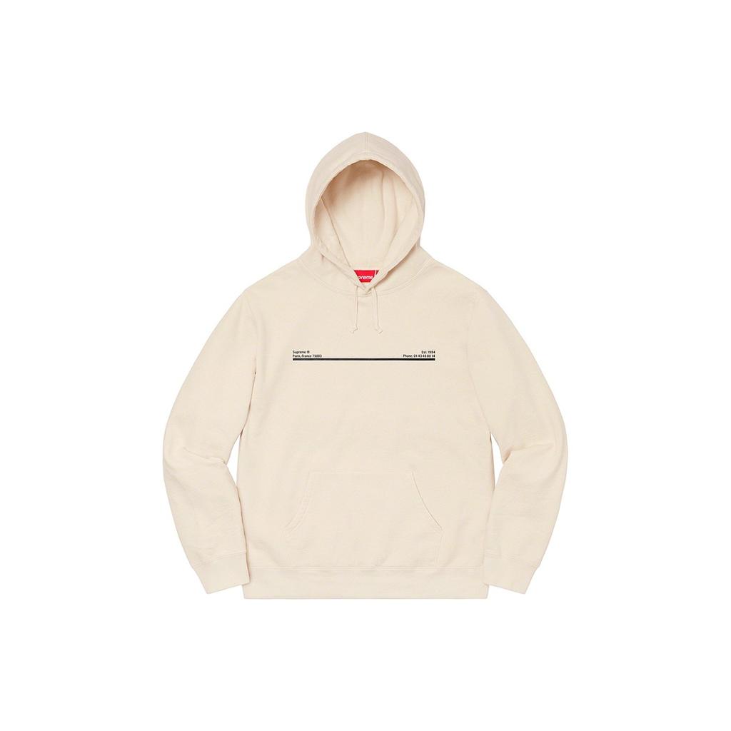 Supreme Shop Hoodie 'Grey White' Men's SUP-FW20-146