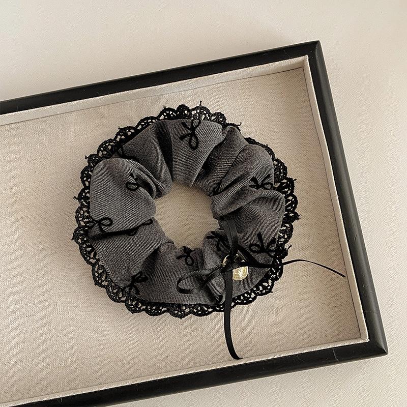 

Бант В горошек Квадратное полотенце Толстый кишечник Резинка для волос Высокий стиль Ретро Повязка на голову Пучок Резинка для волос Аксессуары для волос Повязка для волос