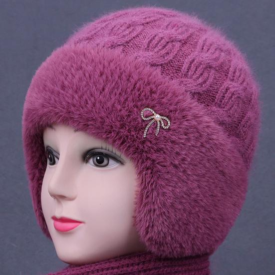 Cappello in Maglia Traspirante che Assorbe l'Umidità Caldo Foderato in Pile Doppio Strato Cappello per Clima Freddo Cappello Invernale Versatile