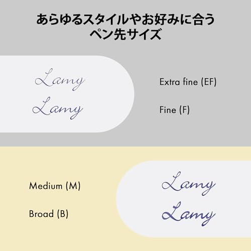 LAMY Studio Schwarzer Füllfederhalter - Eleganter Metallkörper - Stahlfeder (Teilweise platinbeschichtet) - Federstärke EF - Enthält LAMY T10 Blaue Tintepatrone