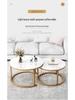 Nordischer Moderner Runder Couchtisch - Kreatives Wohnzimmer Eisen Design