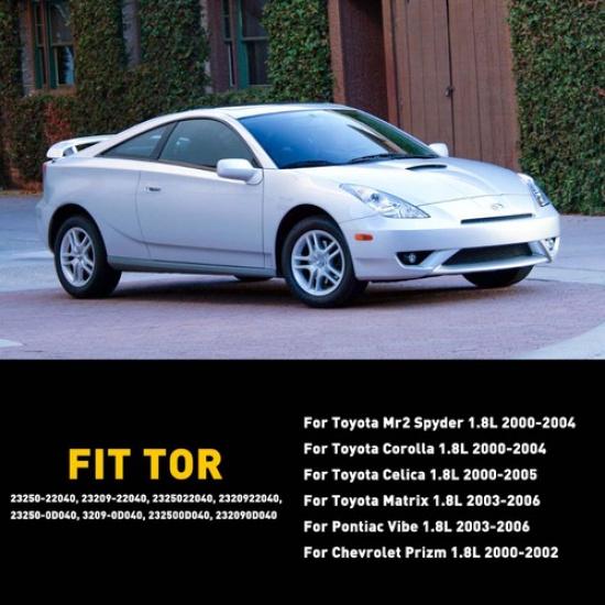 4X Fuel Injector For Toyota 2000-2004 Corolla Celica 1.8L 2325022040 232500D040